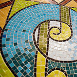 exposition sur la mosaique art deco