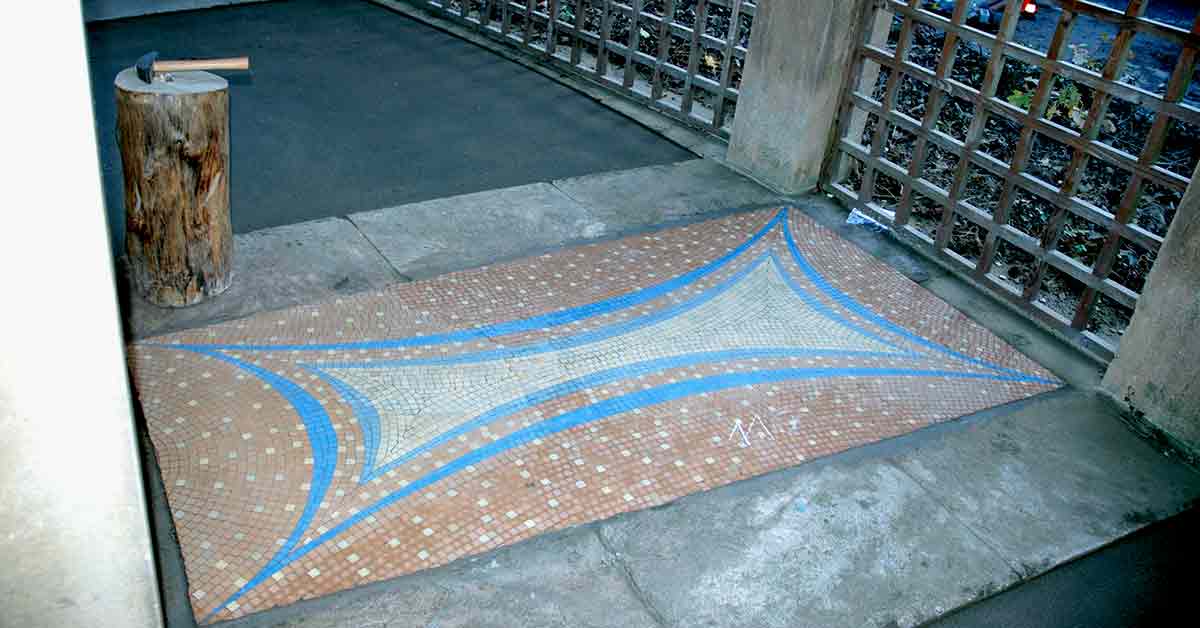 Reconstitution de mosaique Art Déco