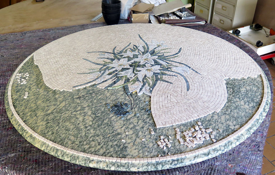 Table Mosaïque Pour Jardin Fabrication Sur Mesure Par - 