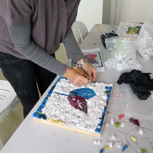stage de mosaique moderne