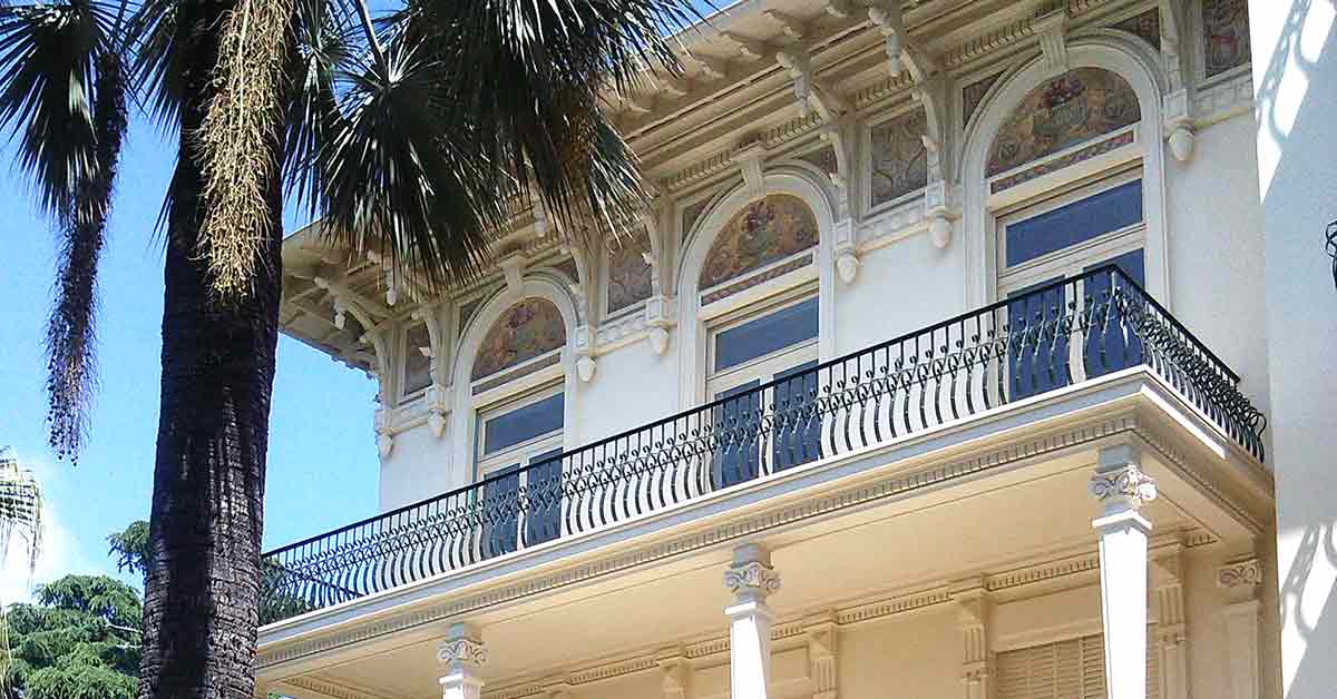 Restauration de mosaique Belle Epoque