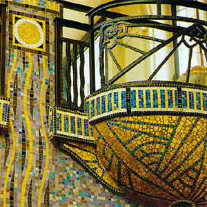 mosaique de style Art-Nouveau