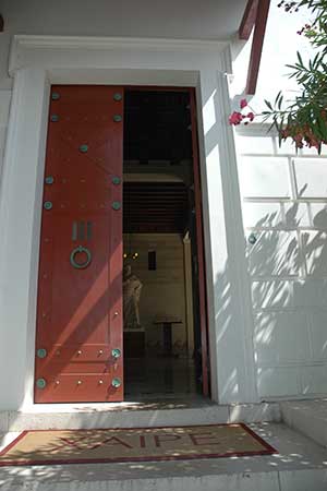 Entrée du Musée Kerylos