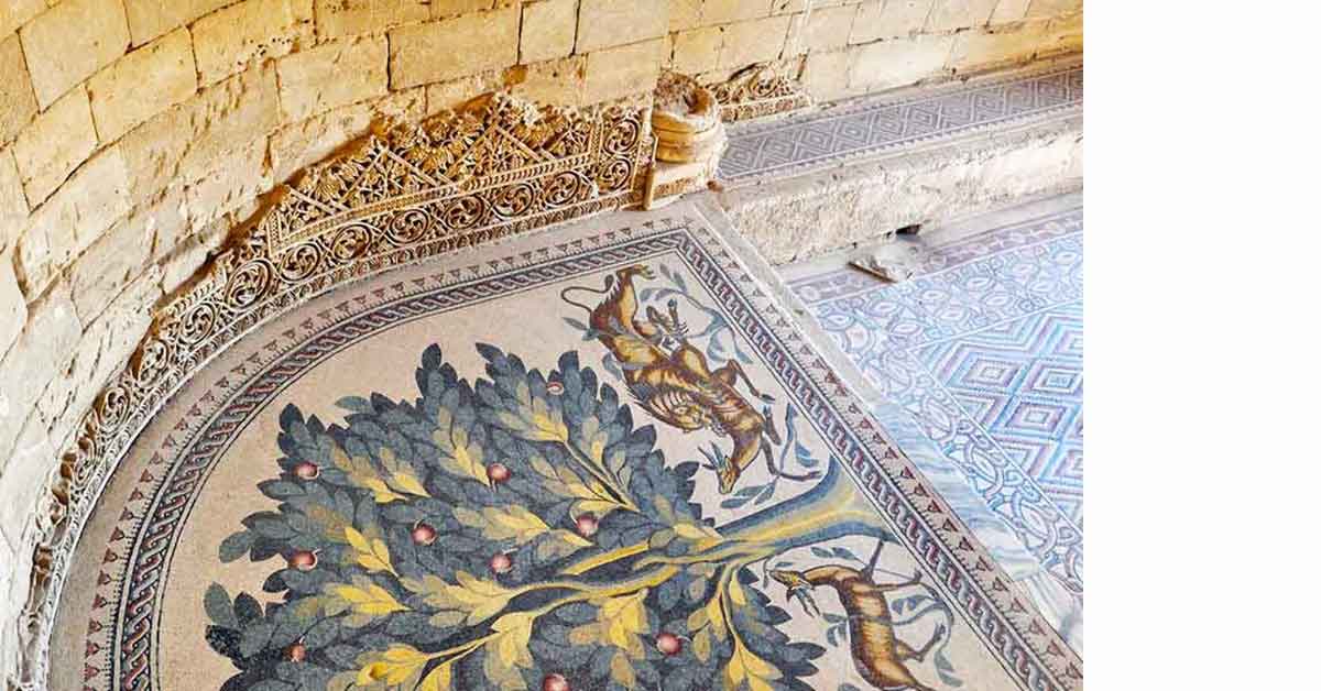 Mosaïque de style antique